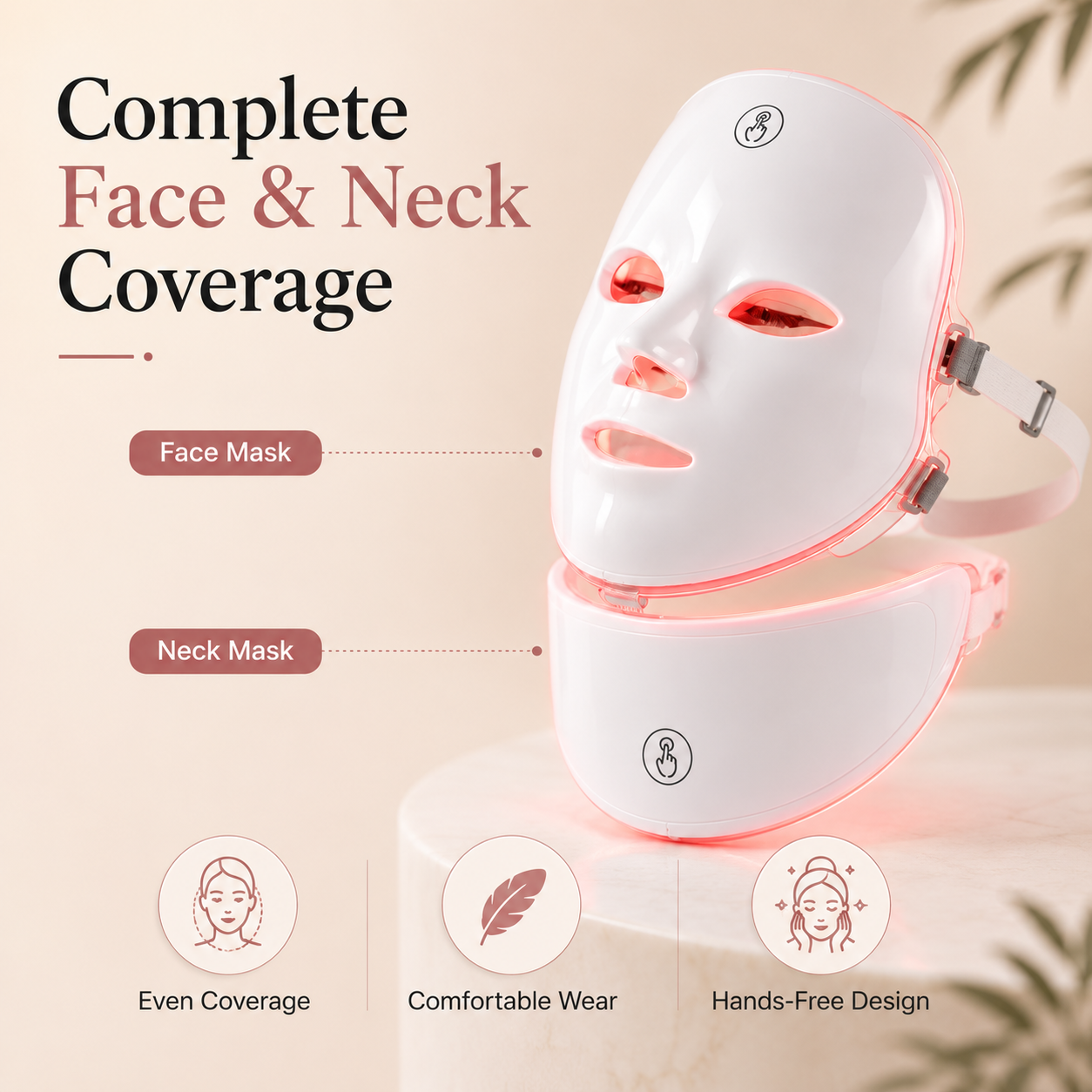 LumiLift™ 7-in-1 LED Face & Neck Therapy Mask | Wireless Light Therapy Beauty Device