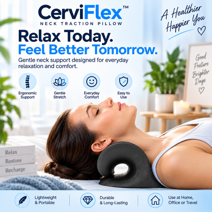 CerviFlex™ Neck Traction & Relaxation Pillow