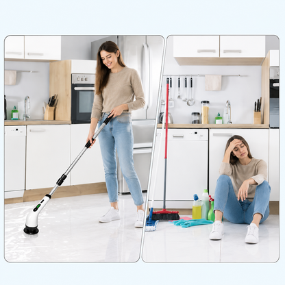 SparkScrub Pro – 9-in-1 Cordless Electric Spin Scrubber