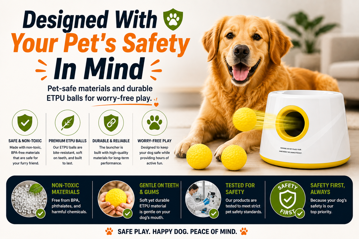 FetchMaster™ Automatic Dog Ball Launcher