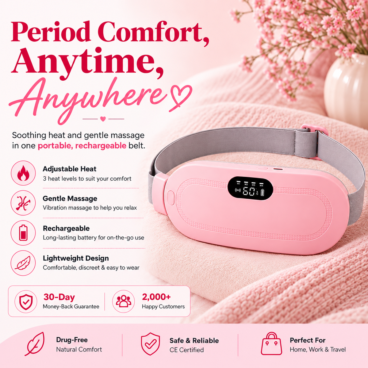 WarmEase™ Period Relief Heating Belt
