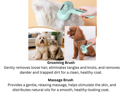 VapoBrush™ 3-in-1 Steam Pet Grooming Comb