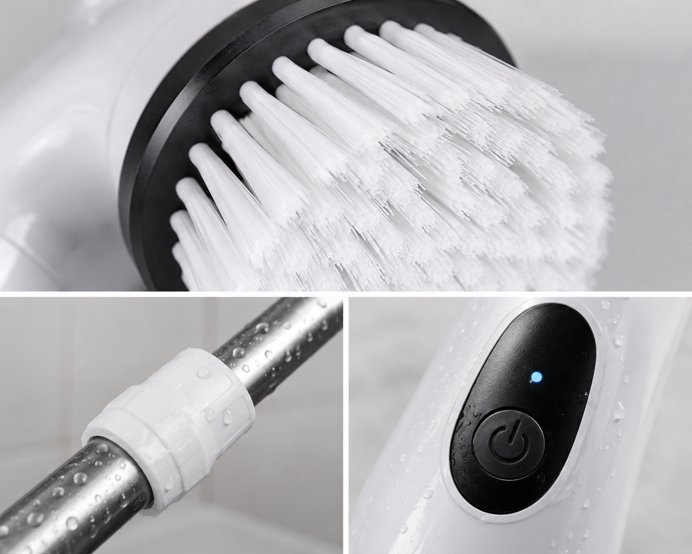 SparkScrub Pro – 9-in-1 Cordless Electric Spin Scrubber