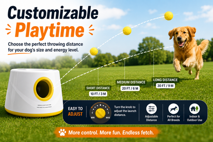 FetchMaster™ Automatic Dog Ball Launcher