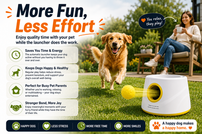 FetchMaster™ Automatic Dog Ball Launcher