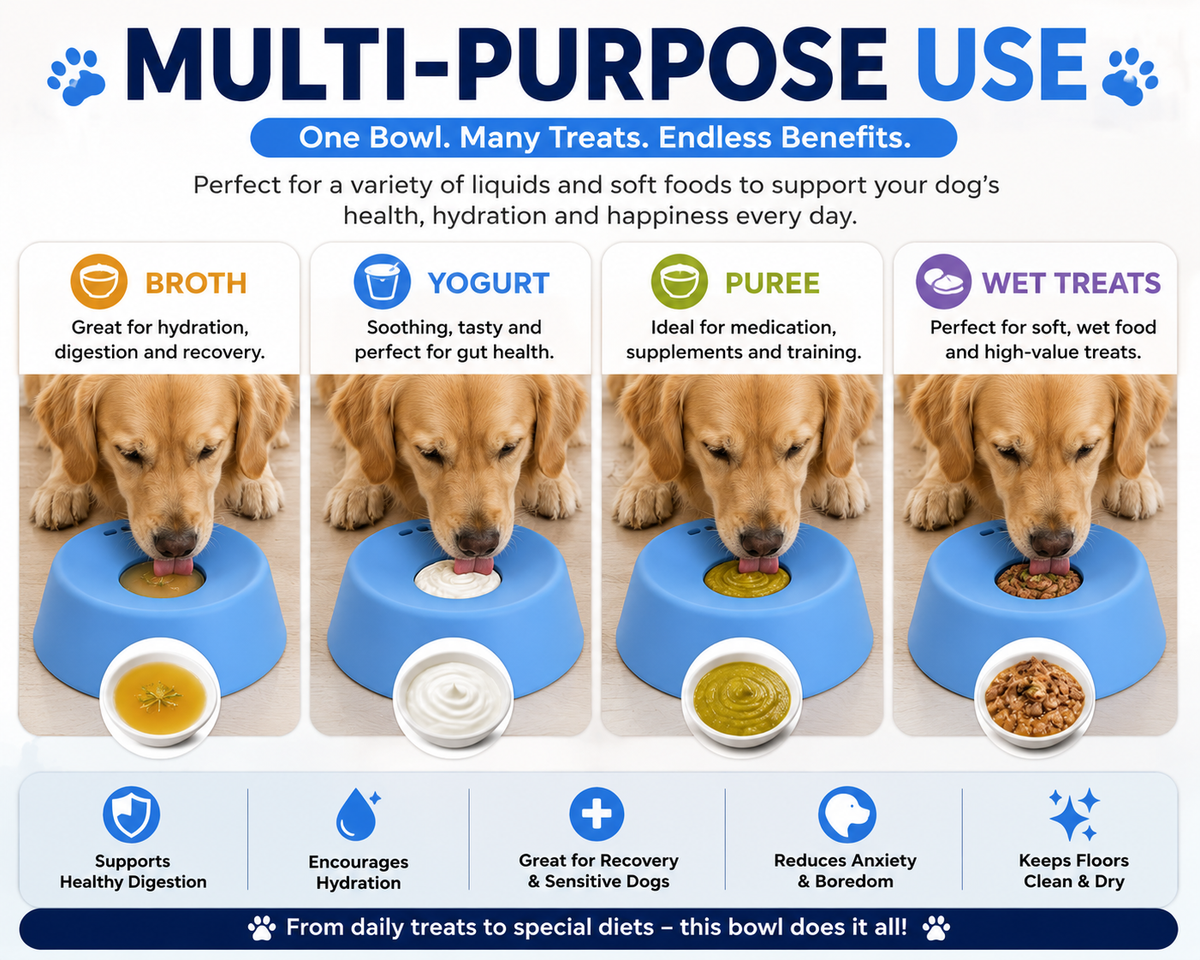 PawLick™ Anti-Choking Slow Feeder Dog Bowl