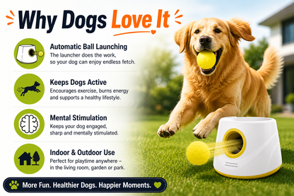 FetchMaster™ Automatic Dog Ball Launcher