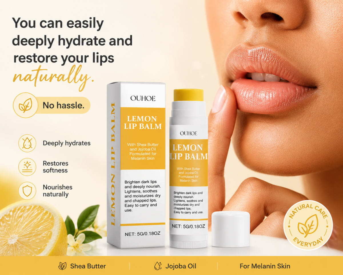 Lemon, Turmeric & Shea Butter Lip Therapy