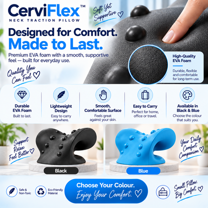 CerviFlex™ Neck Traction & Relaxation Pillow