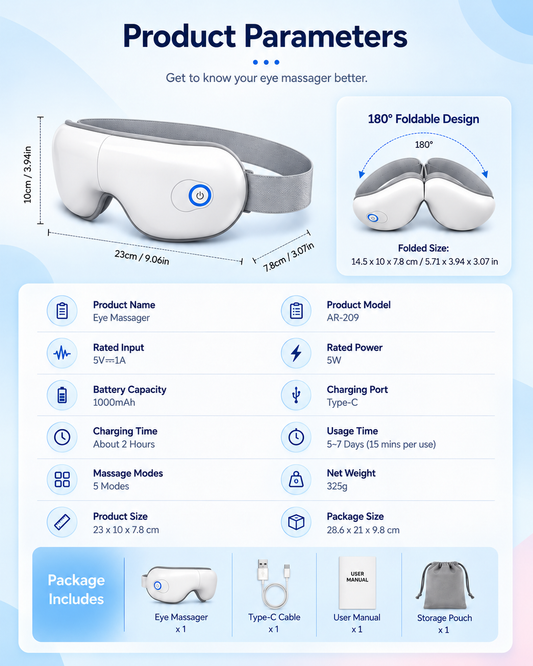 RelaxView™ Smart Eye Massager