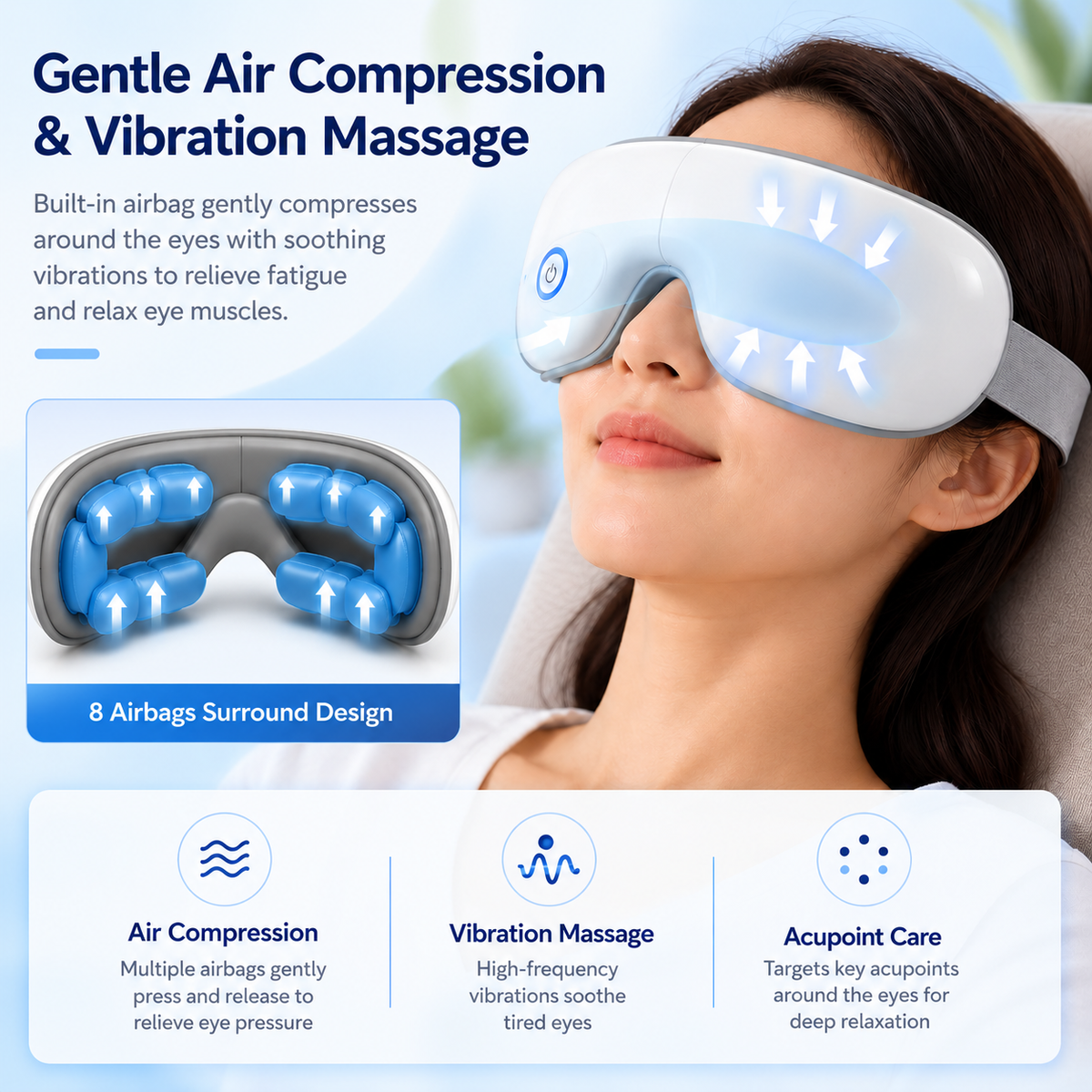 RelaxView™ Smart Eye Massager