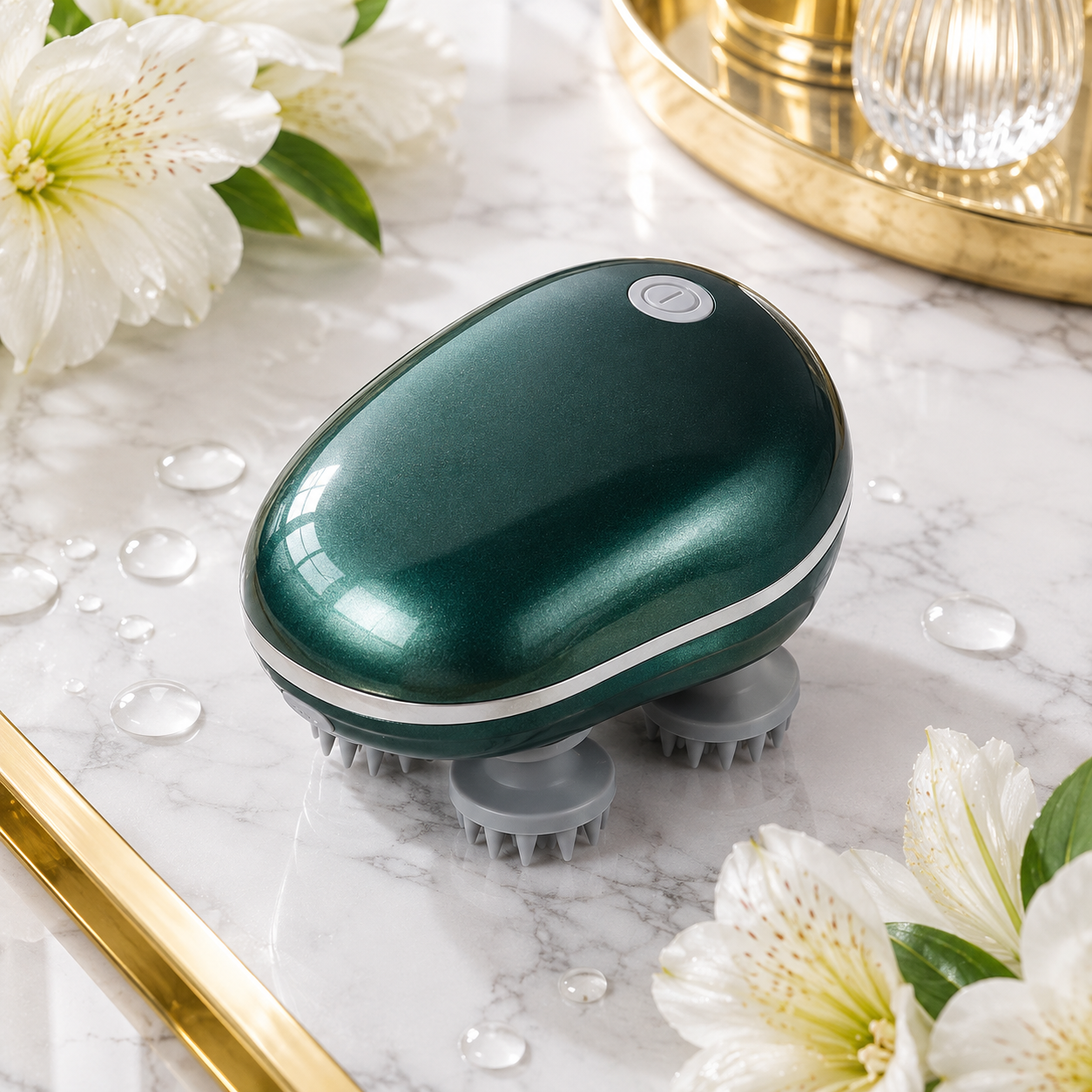 ScalpAura™ Pro | Electric Red Light Scalp Massager for Hair Care & Relaxation