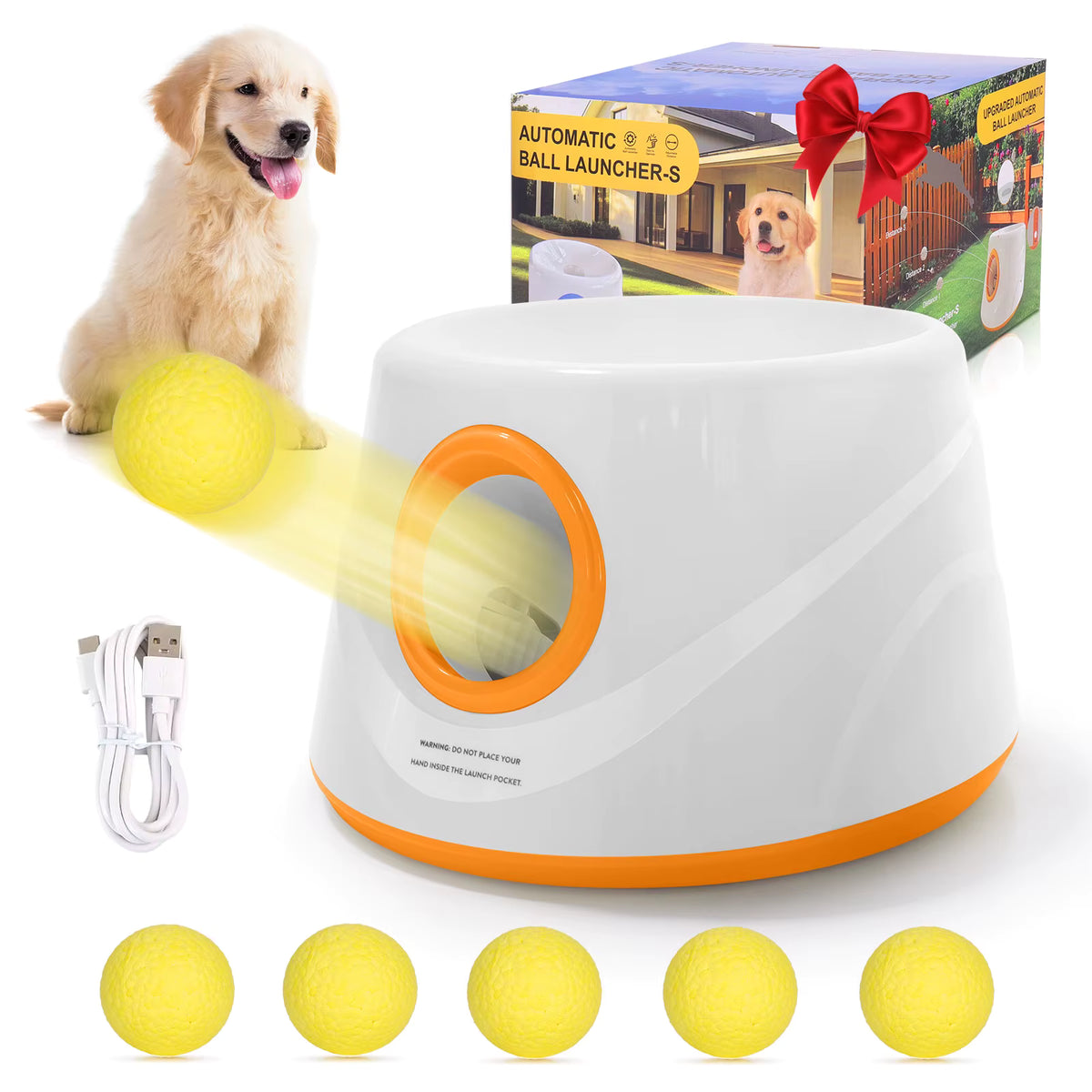 FetchMaster™ Automatic Dog Ball Launcher