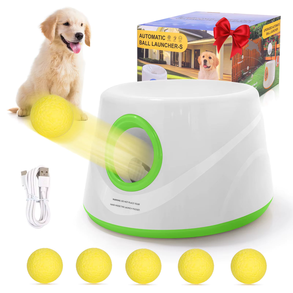 FetchMaster™ Automatic Dog Ball Launcher