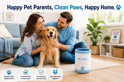 PawPure™ – Electric Pet Paw Washer & Automatic Paw Cleaner