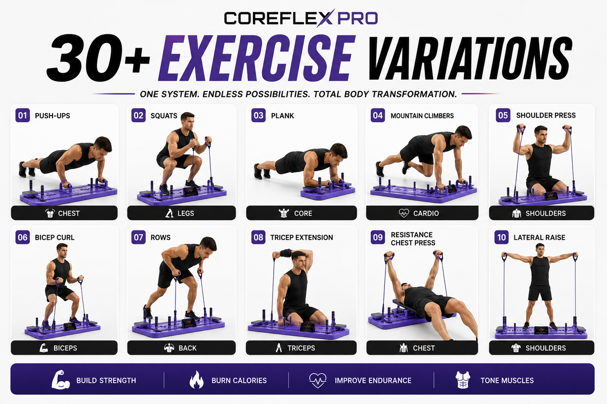 CoreFlex Pro – Multi-Function Workout Board