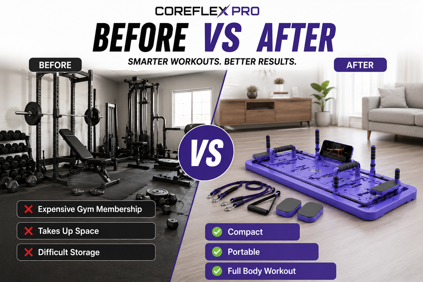 CoreFlex Pro – Multi-Function Workout Board