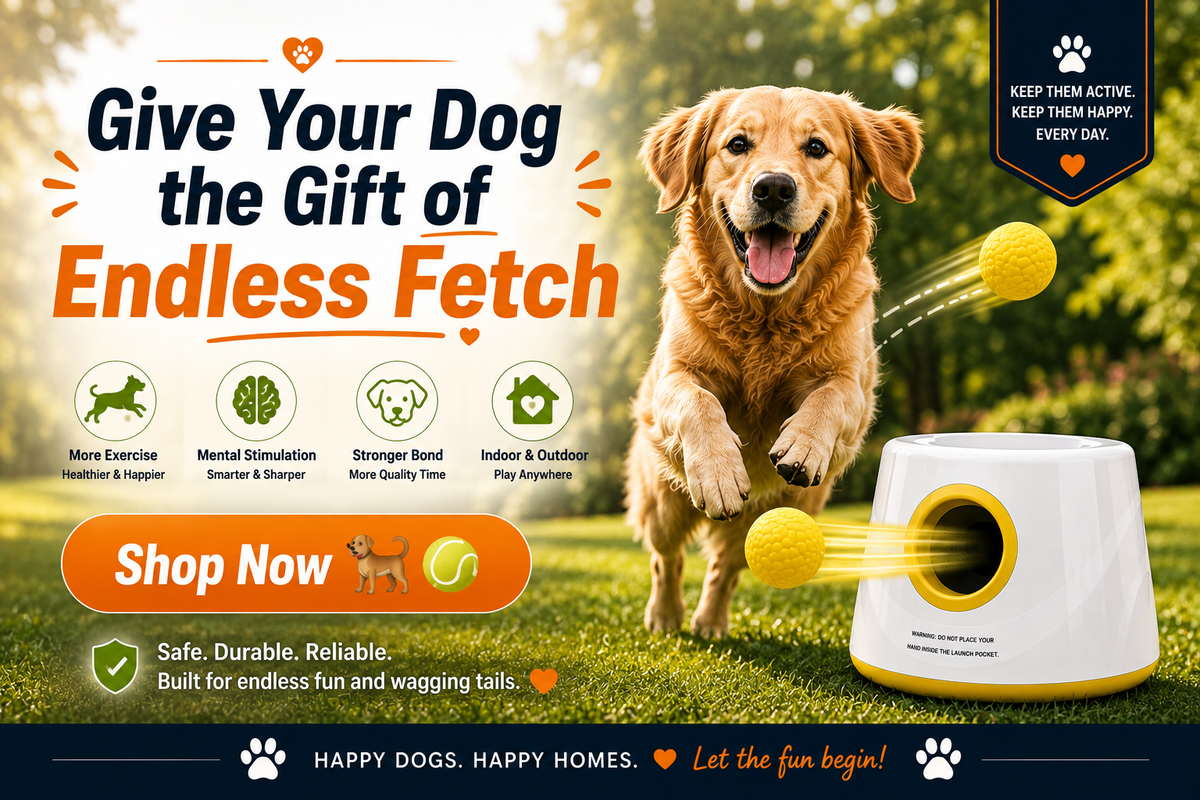 FetchMaster™ Automatic Dog Ball Launcher