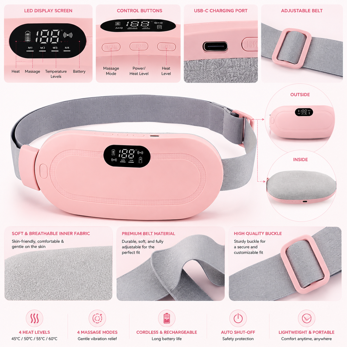 WarmEase™ Period Relief Heating Belt