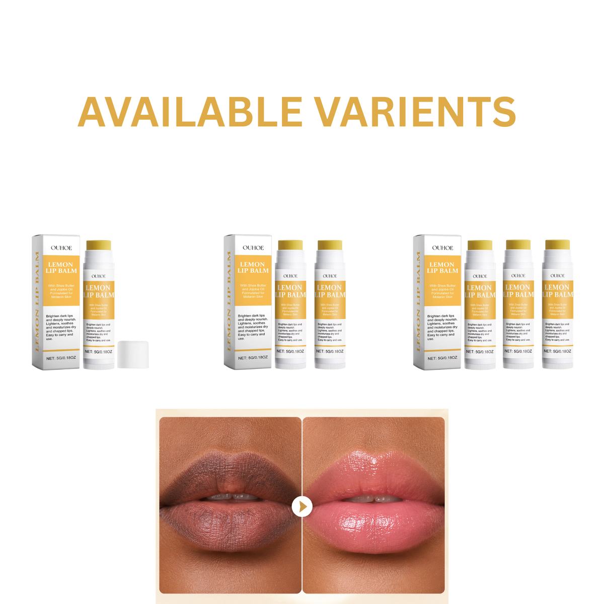 Lemon, Turmeric & Shea Butter Lip Therapy